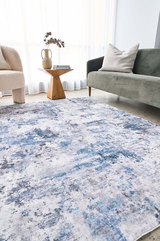 Revive Cato Blue Rug, Rugs Online Rugs Sydney Australia, www.rugsonlinerugs.com.au