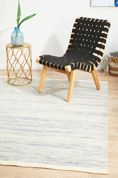 Skandinavian 310 Blue Wool Rug