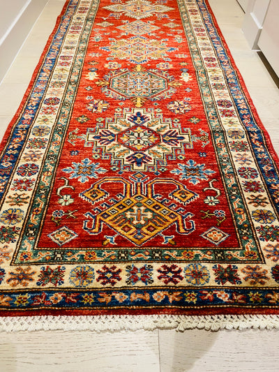 Kazak Super Fine Veggie Dye Rug (600-576) 369x77cm