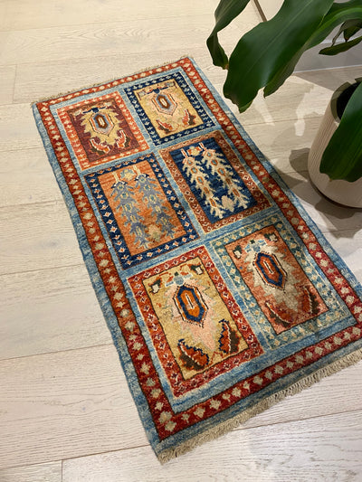 Chobi Vegi Dye Rug (550-1856) 99x54cm