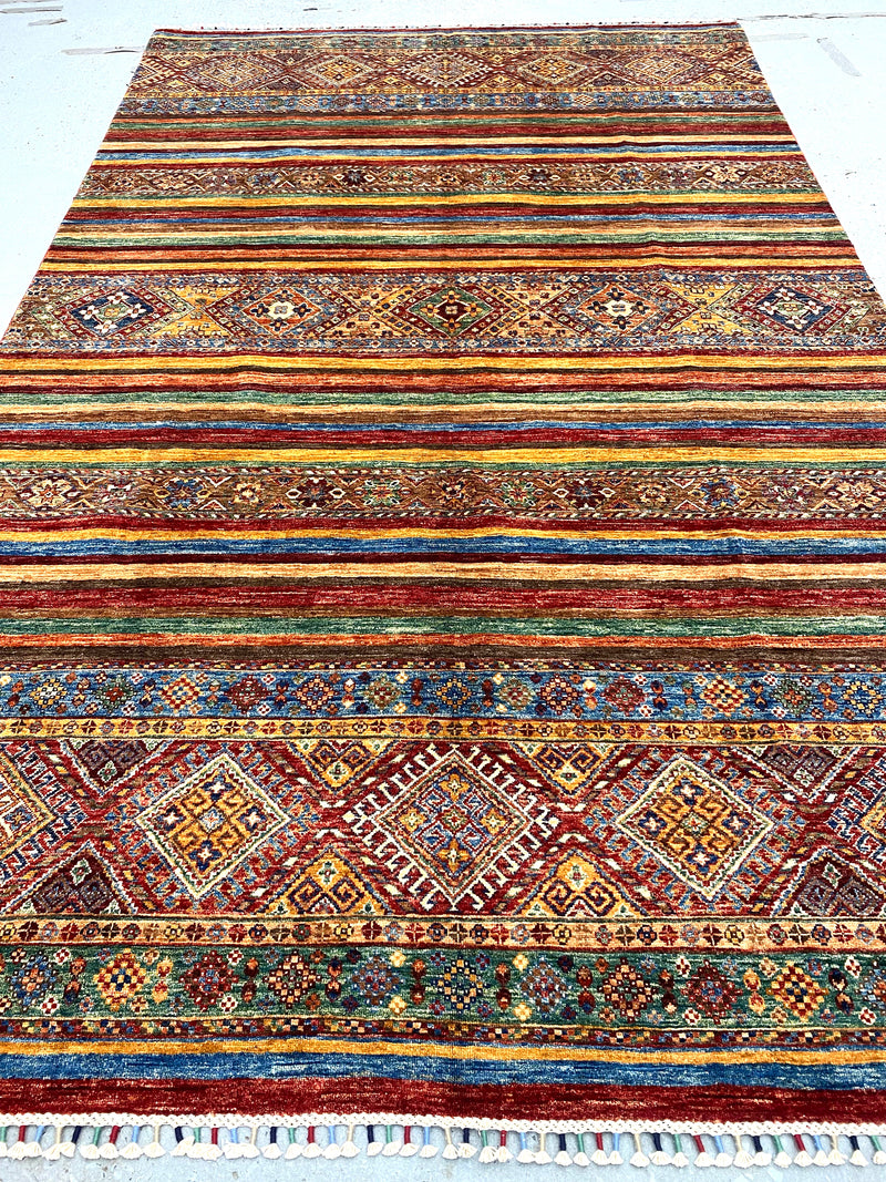 Afghan Kazak Khorgin, handmade wool, Rugs Online Rugs Sydney Australia. www.rugsonlinerugs.com.au