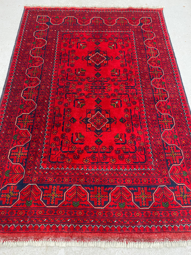 Afghan Red handmade, Rugs Online Rugs Sydney Australia, www.rugsonlinerugs.com.au