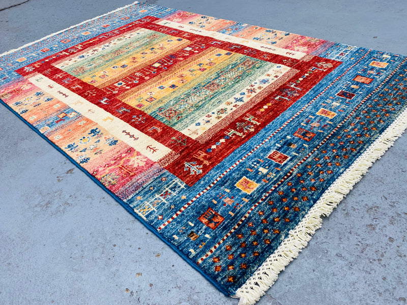 Gabbeh Super Fine Veggie Dye Rug (550-1866) 154x98cm