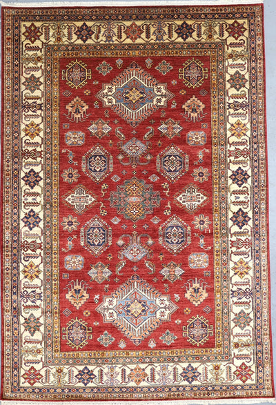 Afghan super Kazak wool handmade, Rugs Online Rugs Sydney Australia, www.rugsonlinerugs.com.au