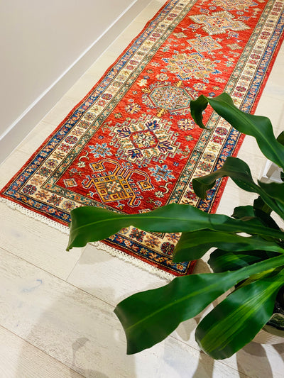 Kazak Super Fine Veggie Dye Rug (600-576) 369x77cm