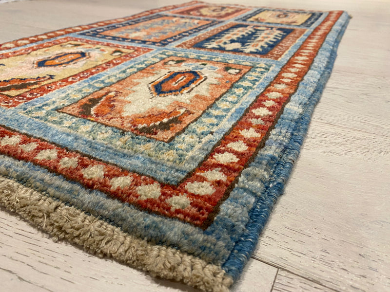 Chobi Vegi Dye Rug (550-1856) 99x54cm