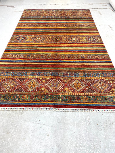 Kazak Suzani Khorjin Fine Veg Dye Rug (SKT550-1836) 325X200cm