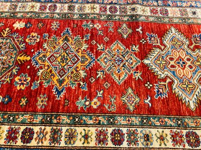 Kazak Super Fine Veggie Dye Rug (600-576) 369x77cm